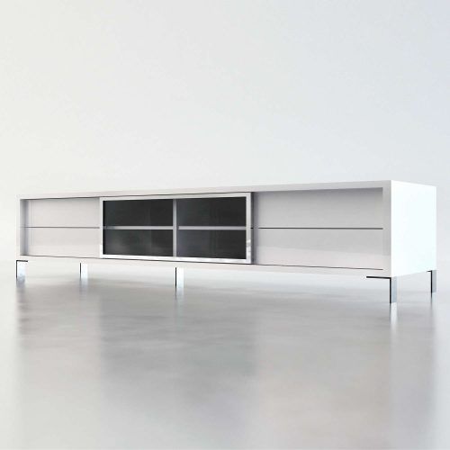 Long White Tv Cabinets (Photo 6 of 20)