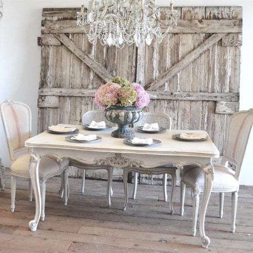 Shabby Chic Cream Dining Tables And Chairs (Photo 7 of 20)