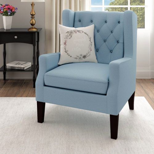 Allis Tufted Polyester Blend Wingback Chairs (Photo 6 of 20)