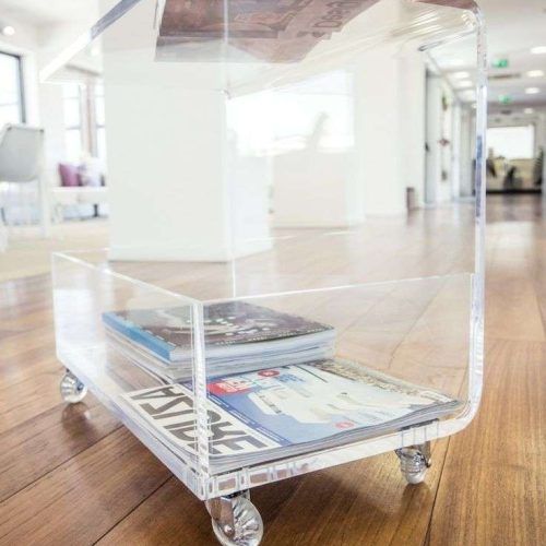 Acrylic Coffee Tables With Magazine Rack (Photo 7 of 20)