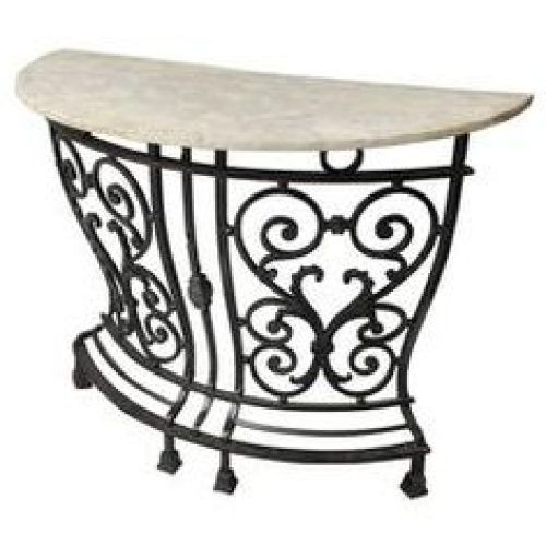 Wrought Iron Console Tables (Photo 13 of 20)