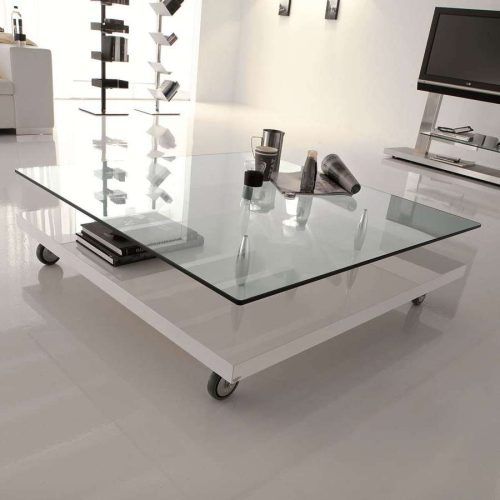 Glass Coffee Tables With Casters (Photo 4 of 20)