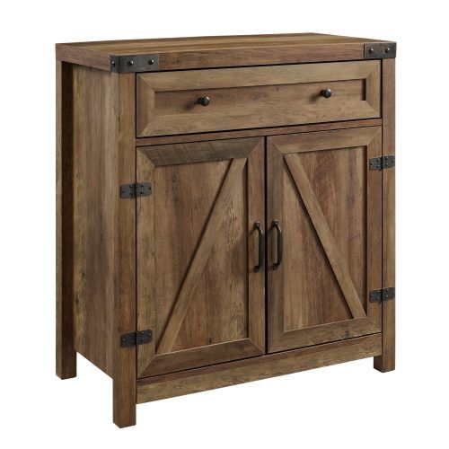 Woven Paths Farmhouse Barn Door Tv Stands In Multiple Finishes (Photo 20 of 20)