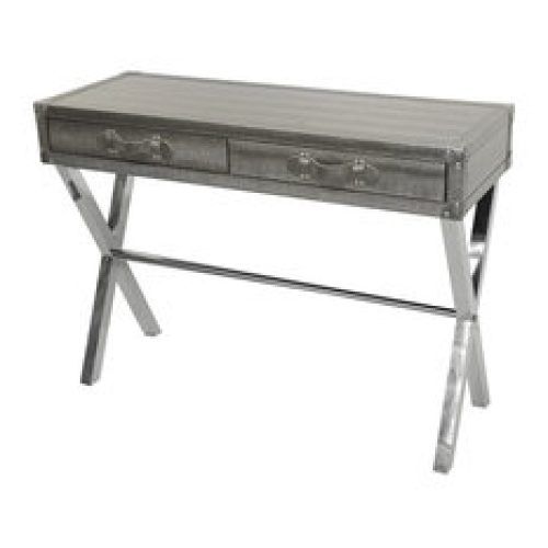 Metallic Silver Console Tables (Photo 10 of 20)