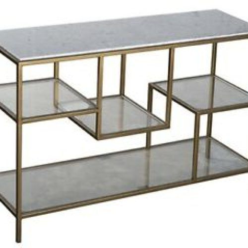 Chrome And Glass Modern Console Tables (Photo 17 of 20)
