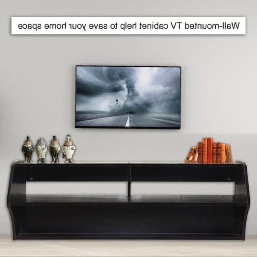 Milano 200 Wall Mounted Floating Led 79" Tv Stands (Photo 9 of 20)
