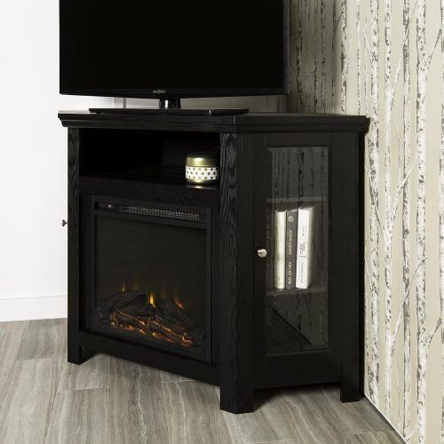 Space Saving Black Tall Tv Stands With Glass Base (Photo 16 of 20)