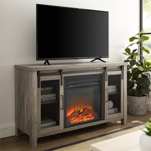 Tv Stands In Rustic Gray Wash Entertainment Center For Living Room (Photo 17 of 20)