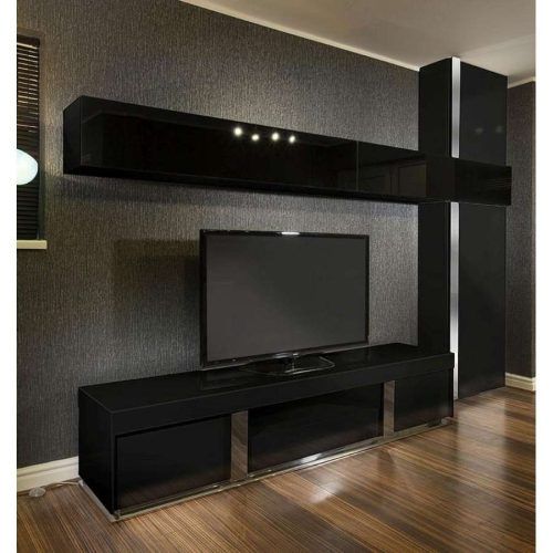 Black Glass Tv Cabinets (Photo 13 of 20)