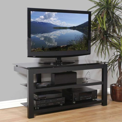 Wood And Glass Tv Stands For Flat Screens (Photo 1 of 20)
