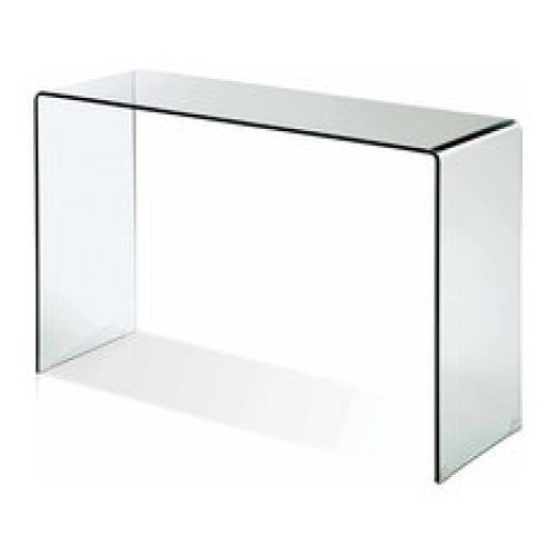 Geometric Glass Modern Console Tables (Photo 14 of 20)