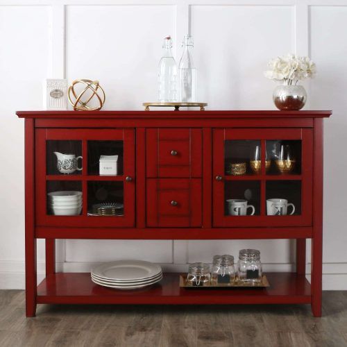 Red Sideboards Buffets (Photo 11 of 20)