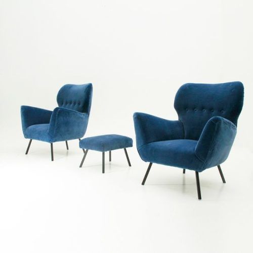 Modern Armchairs And Ottoman (Photo 14 of 20)