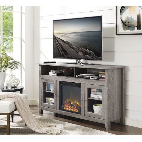 Techni Mobili 53" Driftwood Tv Stands In Grey (Photo 10 of 20)