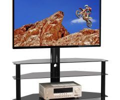 2024 Latest Glass Shelves Tv Stands for Tvs Up to 50"