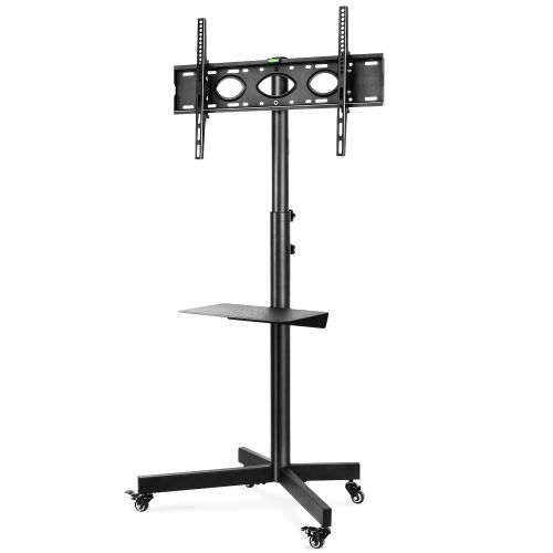 Rolling Tv Cart Mobile Tv Stands With Lockable Wheels (Photo 10 of 20)