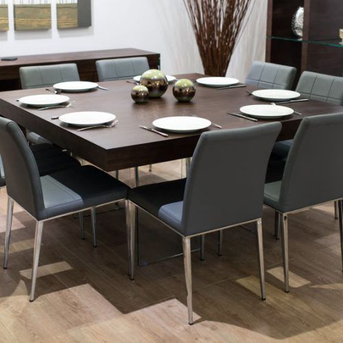 Dark Wood Square Dining Tables (Photo 4 of 20)