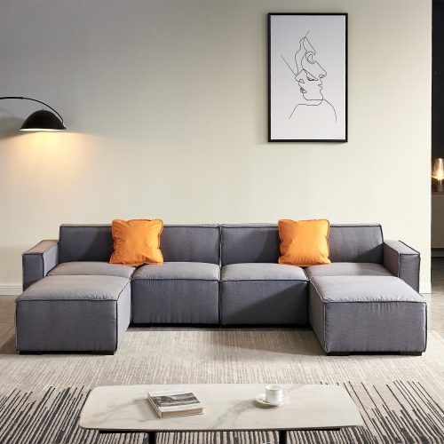 6 Seater Modular Sectional Sofas (Photo 13 of 20)