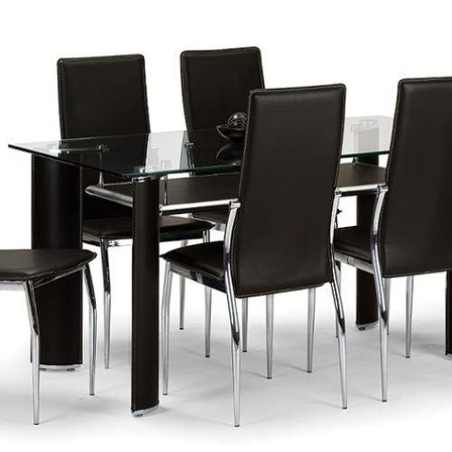 6 Seater Glass Dining Table Sets (Photo 11 of 20)