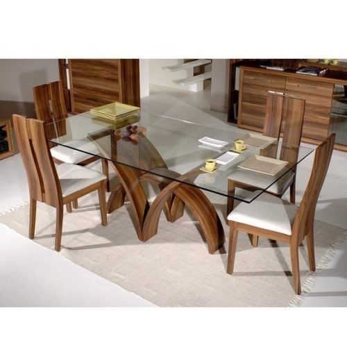 6 Seater Glass Dining Table Sets (Photo 3 of 20)