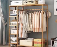 20 The Best Wardrobes with Cover Clothes Rack
