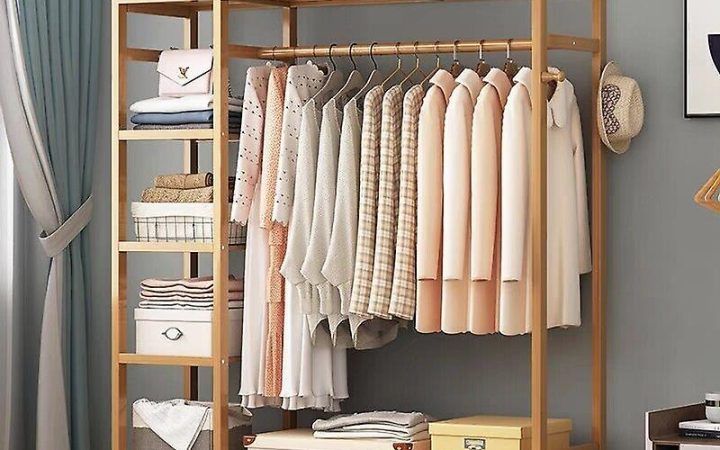 20 The Best Wardrobes with Cover Clothes Rack
