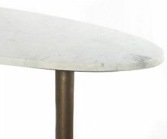 2024 Best of White Stone Console Tables