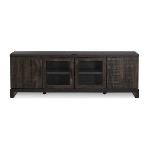 Whalen Shelf Tv Stands With Floater Mount In Weathered Dark Pine Finish (Photo 17 of 20)