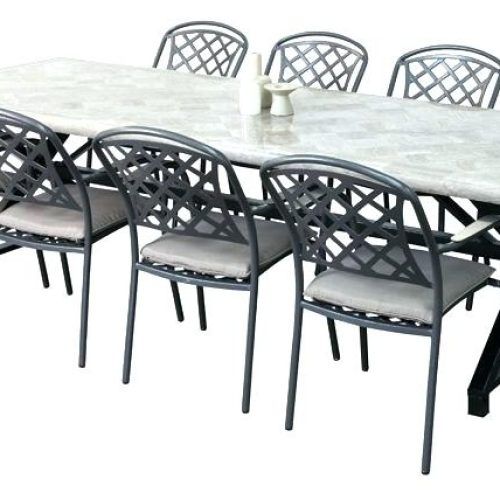 8 Seat Outdoor Dining Tables (Photo 10 of 20)