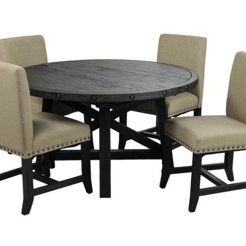 Jaxon 7 Piece Rectangle Dining Sets With Wood Chairs (Photo 10 of 20)