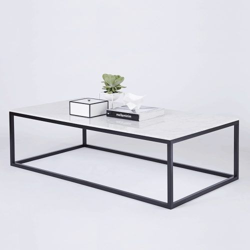 Modern Marble Iron Coffee Tables (Photo 17 of 20)