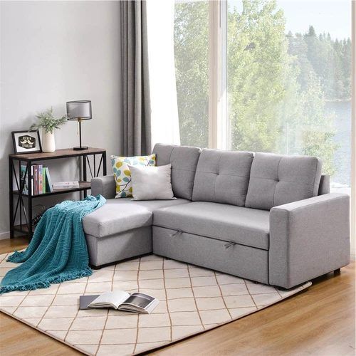 Chaise 3-Seat L-Shaped Sleeper Sofas (Photo 4 of 20)