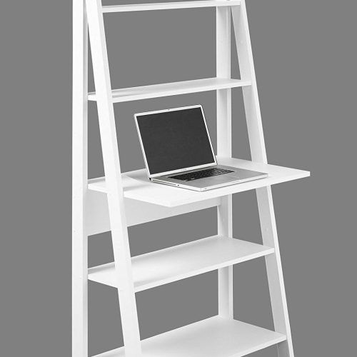 Tiva White Ladder Tv Stands (Photo 7 of 20)