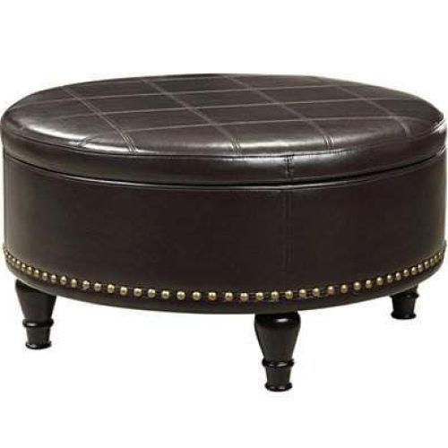 Black Faux Leather Cube Ottomans (Photo 17 of 17)