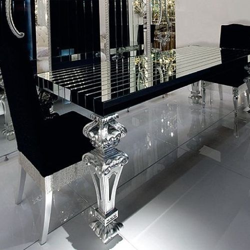 Black Glass Dining Tables (Photo 12 of 20)