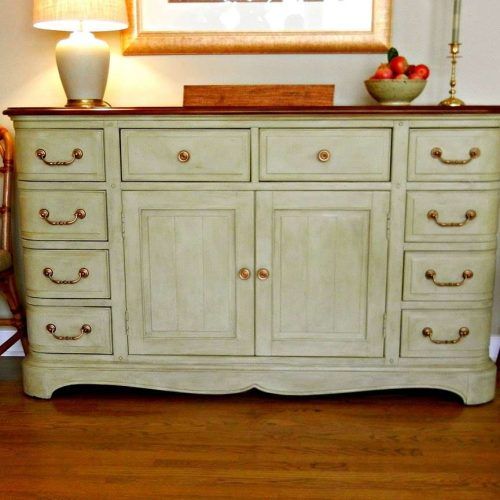 Chalk Painted Sideboards (Photo 18 of 20)