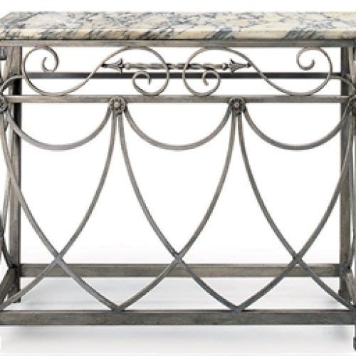 Gray Driftwood And Metal Console Tables (Photo 19 of 20)