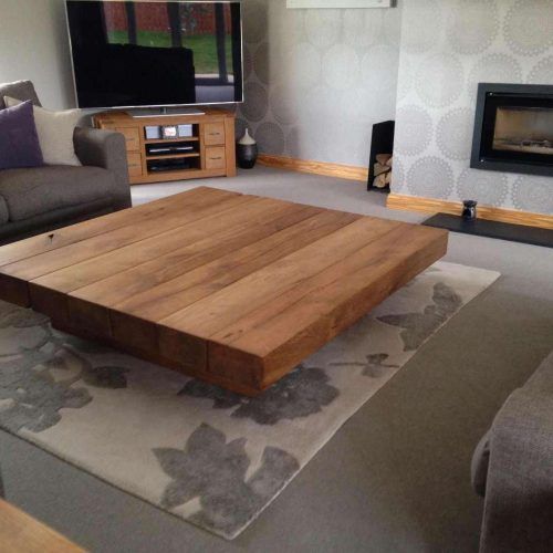Large Low Oak Coffee Tables (Photo 1 of 20)