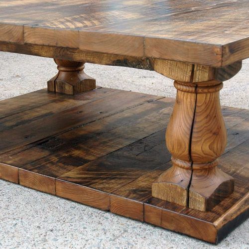 Rustic Coffee Tables With Bottom Shelf (Photo 1 of 20)