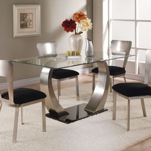 Dining Room Glass Tables Sets (Photo 2 of 20)