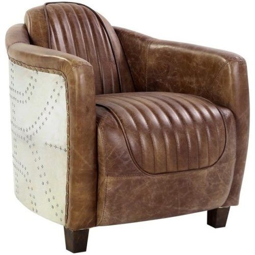 Sheldon Tufted Top Grain Leather Club Chairs (Photo 20 of 20)