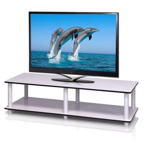 Furinno 2-Tier Elevated Tv Stands (Photo 11 of 20)