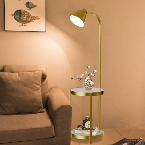 Floor Lamps With 2 Tier Table (Photo 6 of 20)