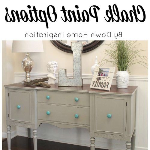 Chalk Painted Sideboards (Photo 9 of 20)