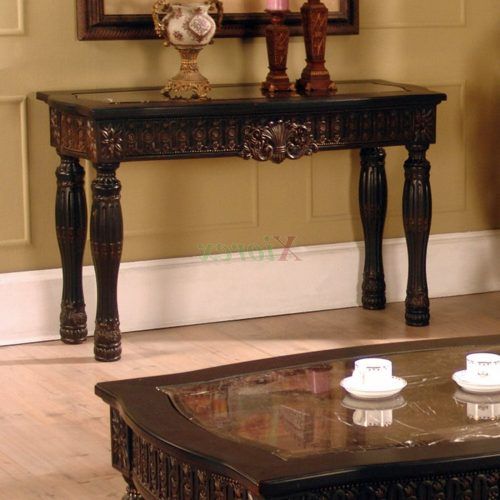 Orange Inlay Console Tables (Photo 8 of 20)