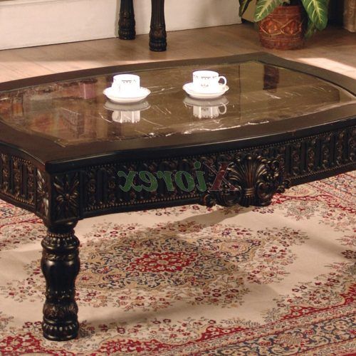 Faux-Marble Top Coffee Tables (Photo 16 of 20)