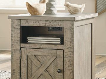 Rustic Gray End Tables