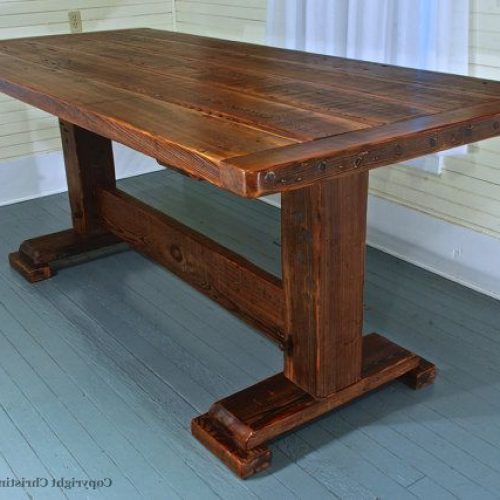 Alexxes 38'' Trestle Dining Tables (Photo 6 of 20)
