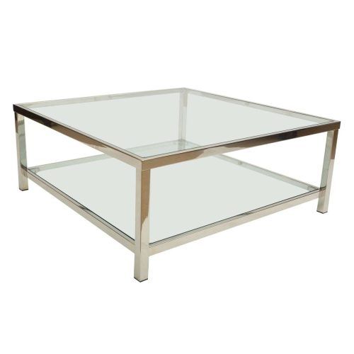 Chrome And Glass Coffee Tables (Photo 9 of 20)