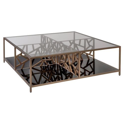 Tribeca Contemporary Distressed Silver And Smoke Grey Coffee Tables (Photo 10 of 20)